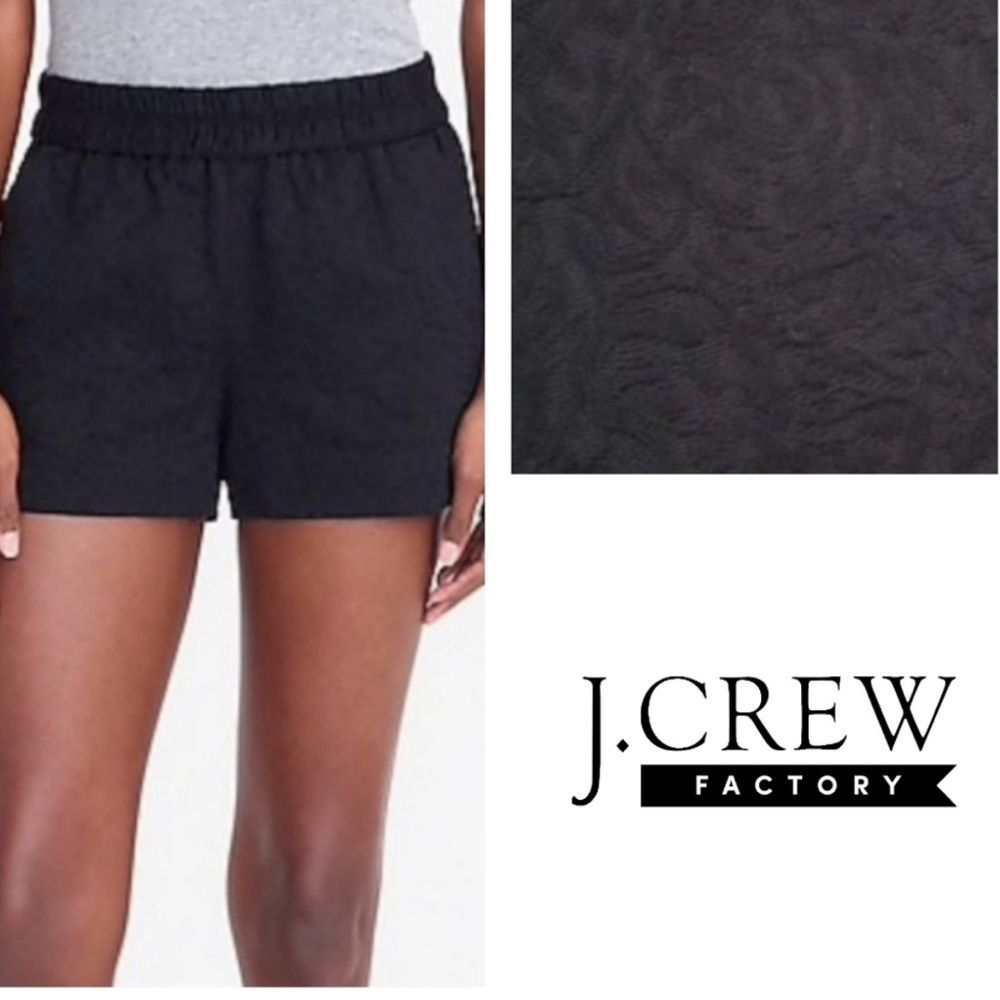J. Crew Factory 3” Floral Jacquard Boardwalk Short